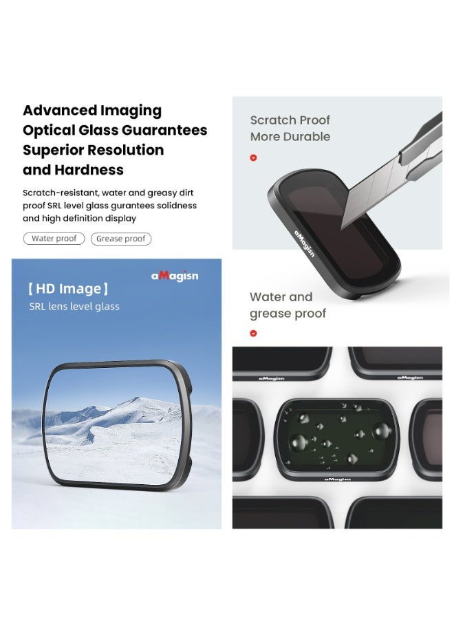 aMagisn Magnetic Camera Filter for DJI Osmo Pocket 3 – 2.2mm Ultra Thin ND & CPL Lens, Scratch-Resistant, Waterproof, High Clarity, Aluminum Frame - Image 2