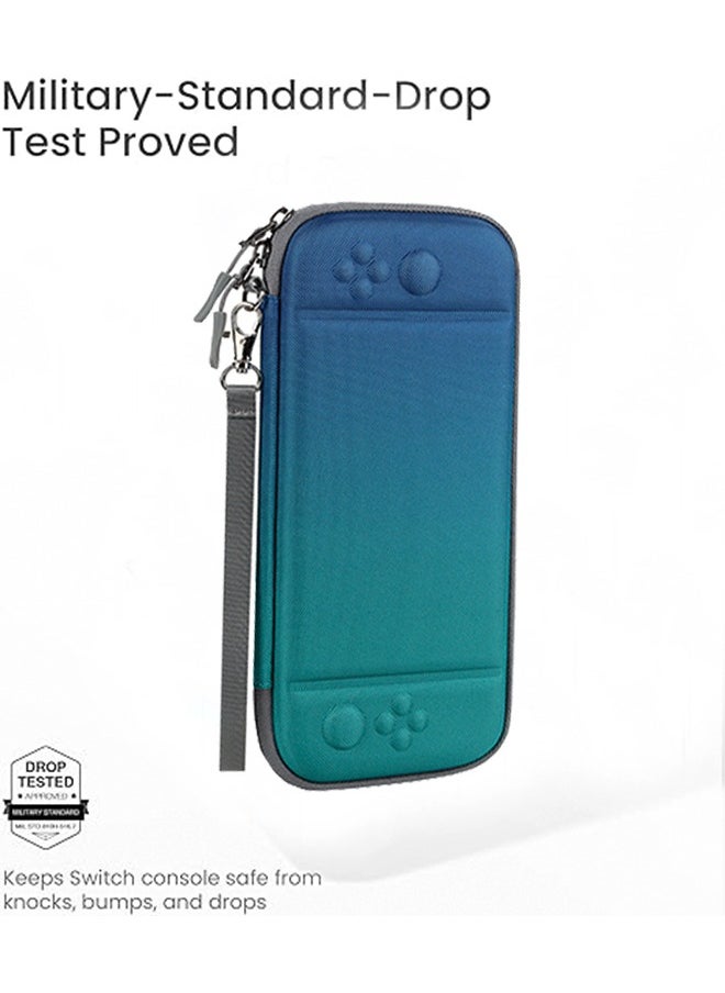 Generic Tomtoc Slim Carrying Case for Nintendo Switch/OLED Model Protective Switch Case Light with 10 Game Cartridges Hard Portable Travel Case with Original Patent and Military Grade Protection  - Image 3