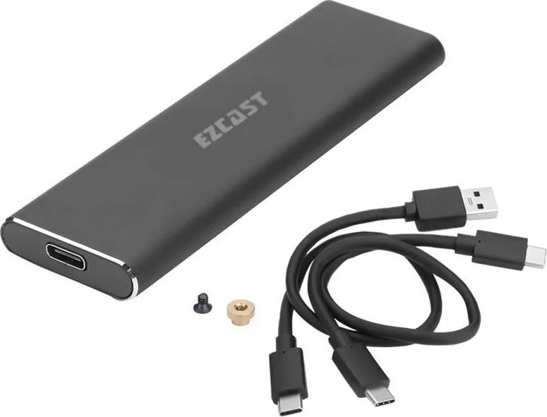 Powermaster M.2 Nvme SSD Supported USB 3.1 Type-C SSD Hard Drive Box Hard Drive Enclosure