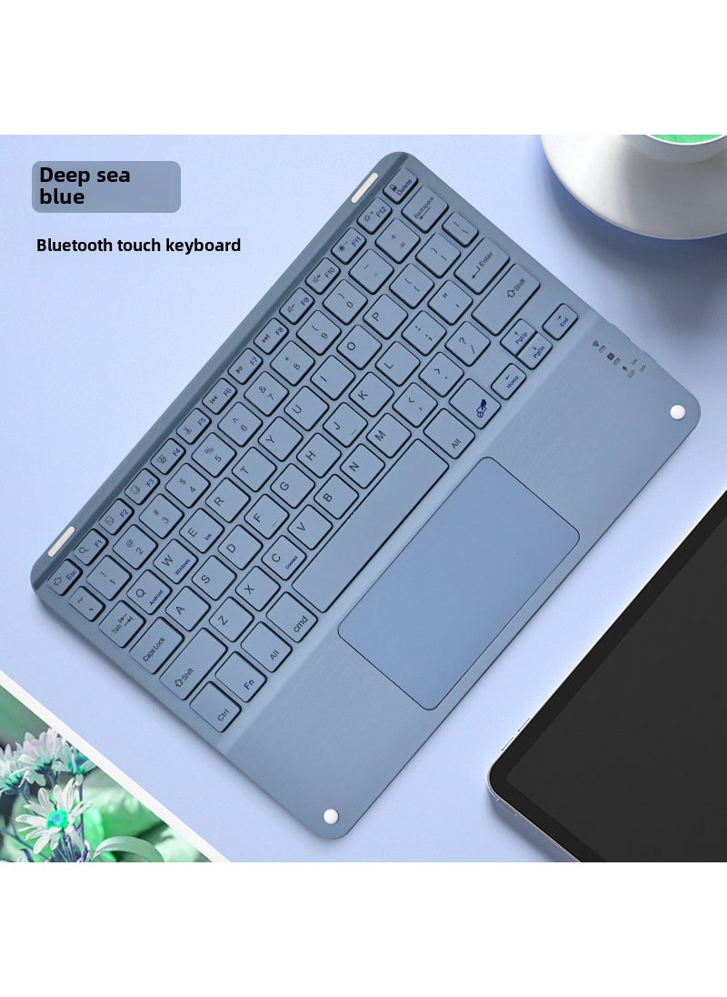 Generic - Wireless Bluetooth Keyboard for Tablets and Smartphones Deep sea color - Image 1