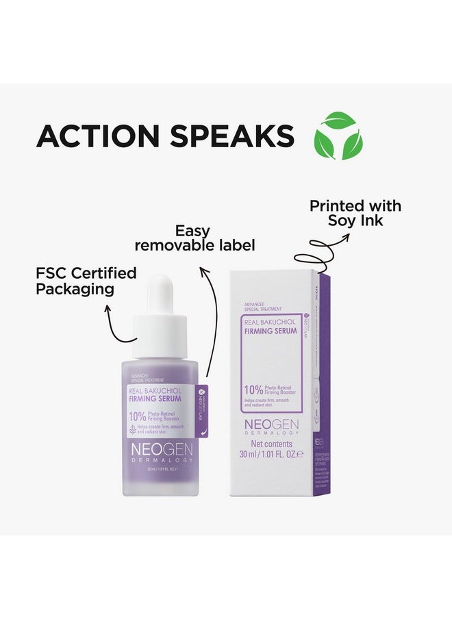 DERMALOGY by NEOGENLAB - Real Bakuchiol Firming Serum 1.01 Fl Oz (30Ml) Natural Retinol Alternative For Sensitive Skin Day & Night Facial Serum Firms & Minimizes Fine Lines Korean Skin Care - Image 1