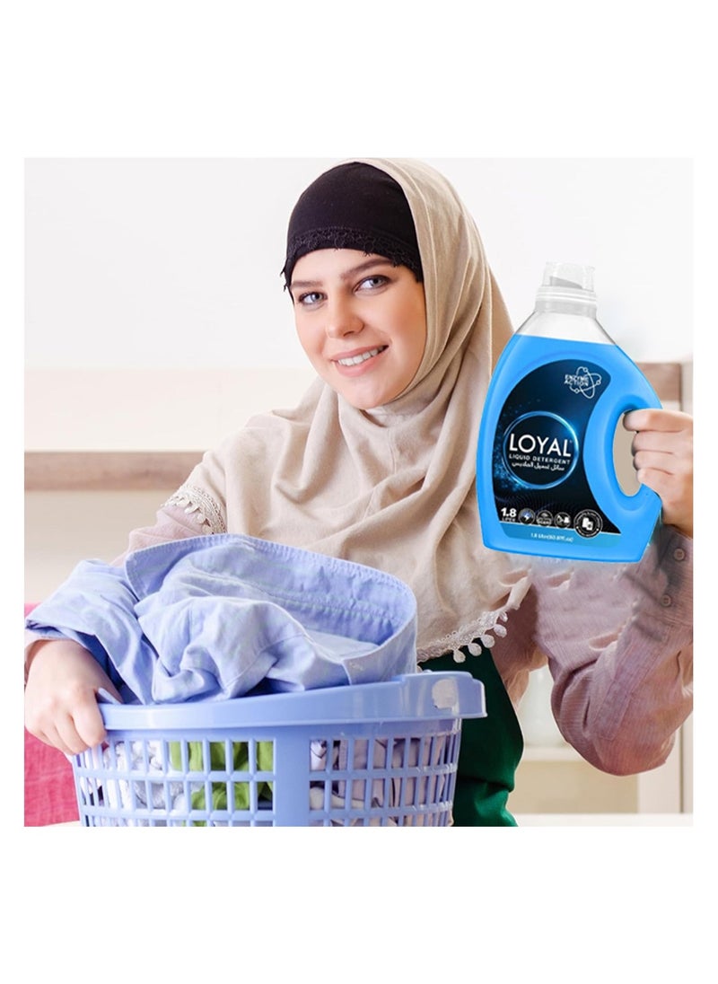 loyal Laundry Detergent Liquid 2x1.8Lpack of 2  - Image 3