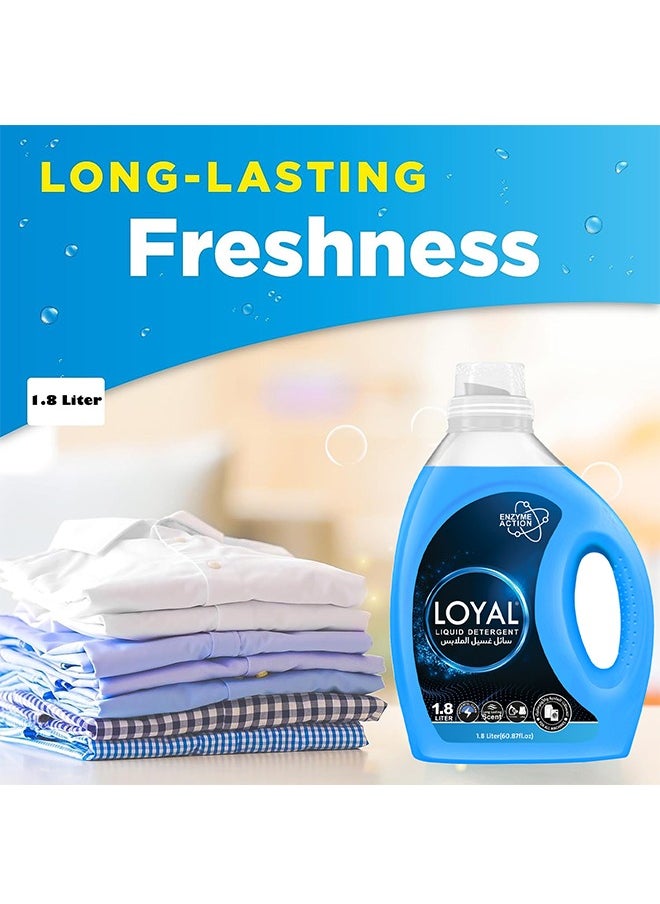 loyal Laundry Detergent Liquid 2x1.8Lpack of 2  - Image 2