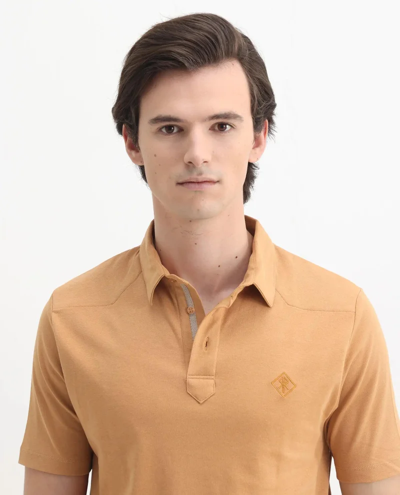 Rare Rabbit Men's Embroidered Logo Polo