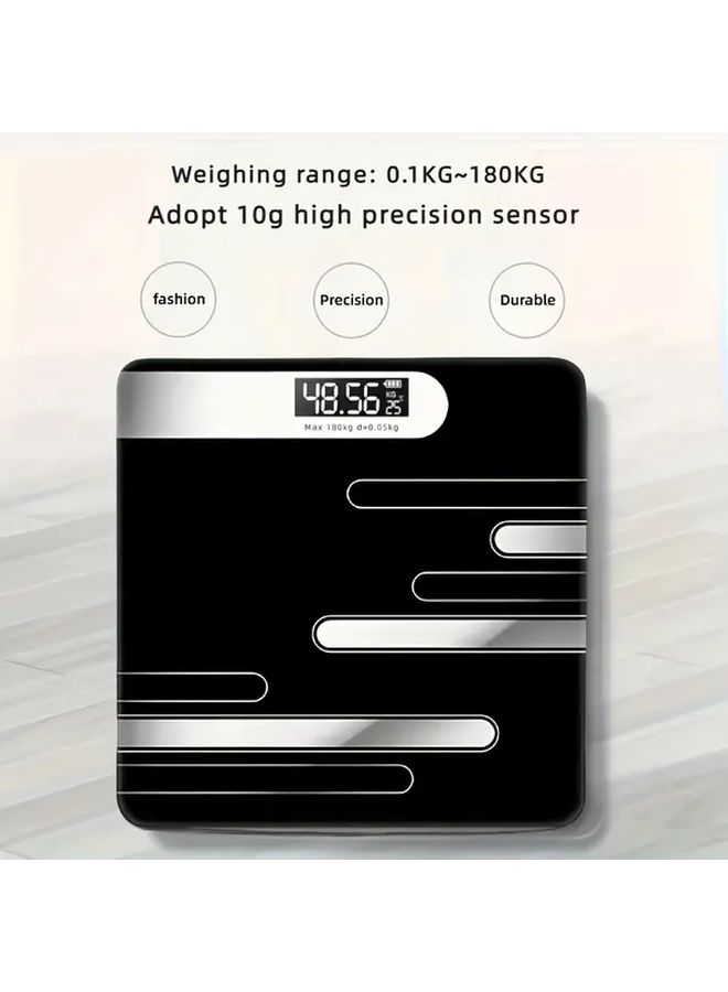 Digital Body Weight Scale Pink with LCD Display Step On Technology for Home Bathroom Gym - Image 1