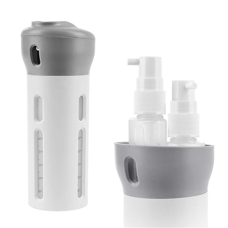 S R EXCLUSIVE S R EXCLUSIVE 4 in 1 Travel Dispenser Shampoo Shower Gel Empty Bottle Set Pressing Hand Sanitizer Bottle Refillable Travel SubBottle Liquid Lotion Cream Container Set Multicolor  - Image 2