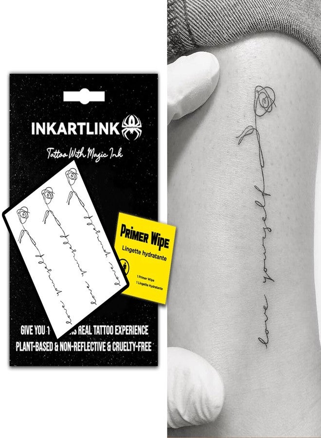 INKARTLINK Semi Permanent Tattoos, Tattoos for Women, Tattoos for Party, Party Favors, Last 7-15 Days, Waterproof and Non-Reflective, Unique Design (Simple Pattern) - Image 1
