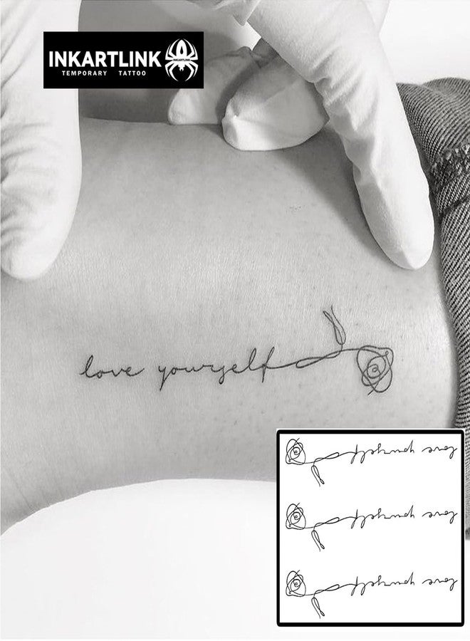 INKARTLINK Semi Permanent Tattoos, Tattoos for Women, Tattoos for Party, Party Favors, Last 7-15 Days, Waterproof and Non-Reflective, Unique Design (Simple Pattern) - Image 3