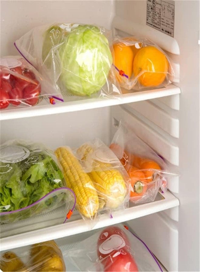 Dhamee Zip Lock Pouches for Freezer Vegetables – Reusable & Leakproof Food Storage Bags | BPA-Free, Airtight Freezer Bags for Fruits, Veggies, Snacks & More – Ziplock Pouch for Kitchen Organizer. - Image 5