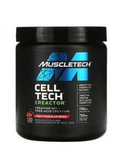 MuscleTech Muscletech Cell Tech CREACTOR Creatine HCl + Free-Acid ...