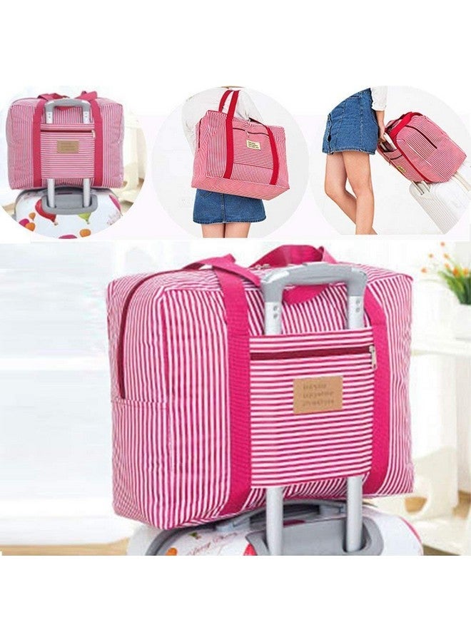 Varahry Women's Travel Bags Lightweight Foldable Waterproof Shoulder Handbag Storage for Luggage Travel Luggage Carry on Clothes Storage Duffle Bag - Image 2