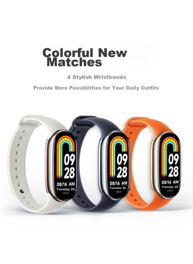 Canghua متوافق مع سوار Xiaomi Band 8/9، سوار بديل لـ Xiaomi Band 8 Nfc Version/9 Tpu، مناسب لإكسسوارات Xiaomi Band 8/8 Nfc/8th Generation - Image 3