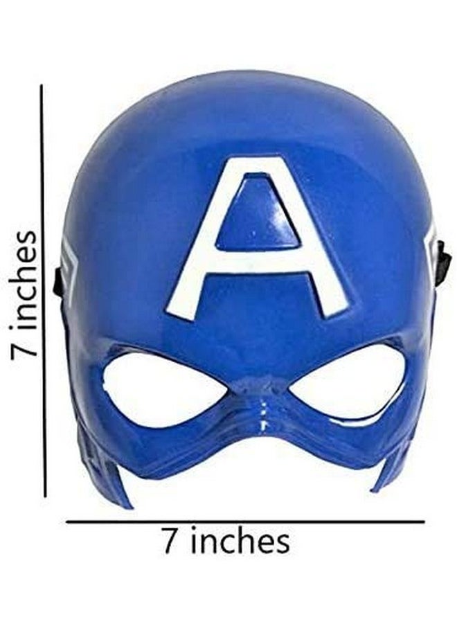 Kaku Fancy Dresses - Kaku Fancy Dresses Superhero Captain Face For Kids Costume Accessory - Image 1