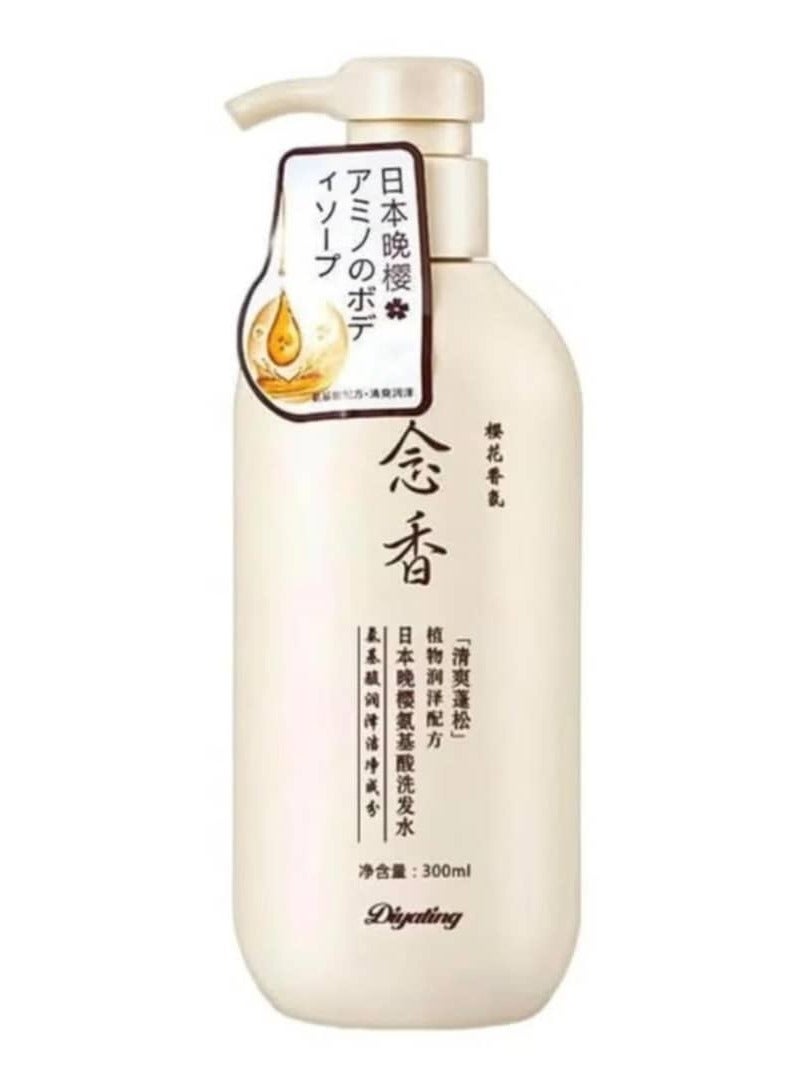 SAKURA Japanese Shampoo Original For Hair Growth Preventing Hair Loss And Removing Dandruff 300 Ml