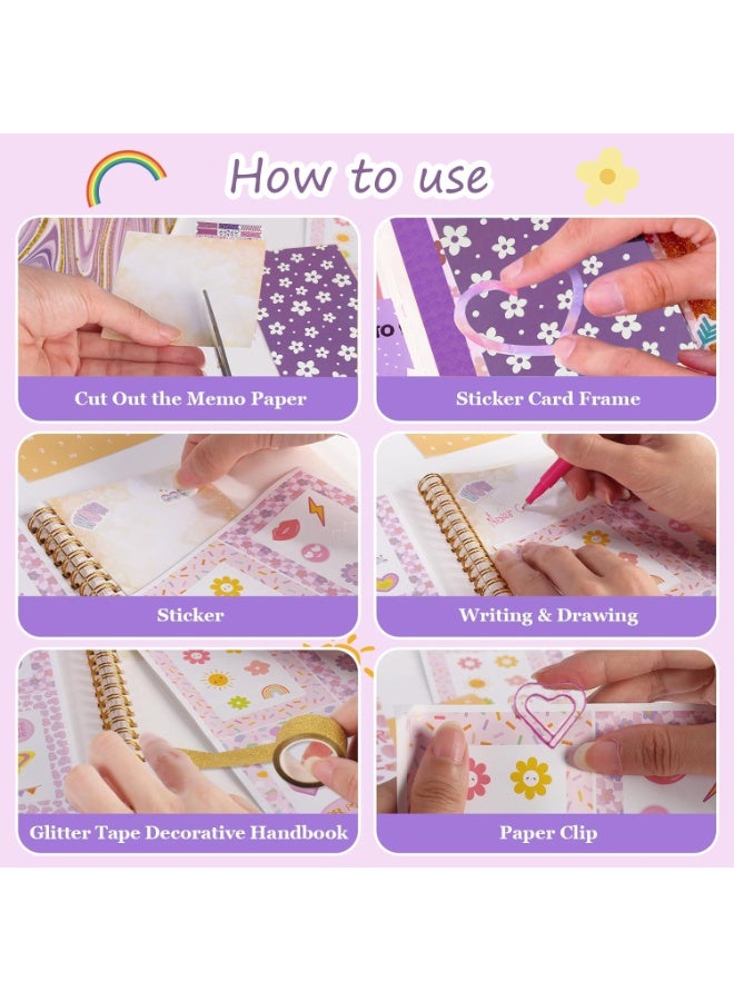 Daytoyz Stationery Set, Gift for Elementary School Students, Girls, Stationery Set, Diary Set, Craft Kit, Elementary School Students, Notebook Set, Notebook Kit, Christmas Gift  - Image 4
