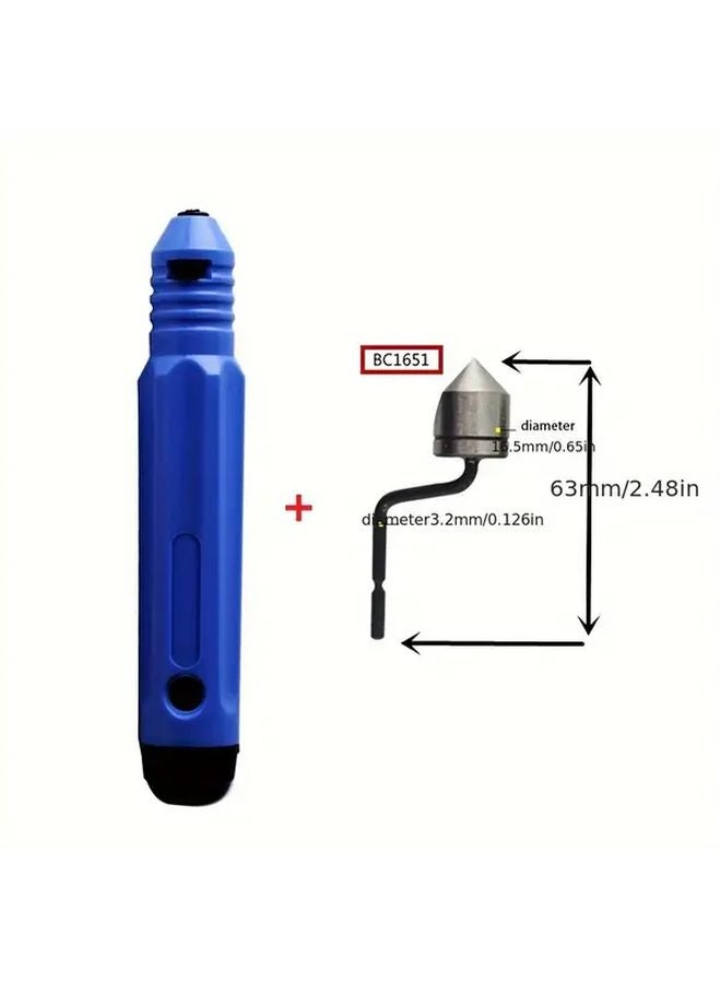 Rotatable Deburring Chamfering Tool Head With 1 Blade For Beveling Edges - Image 1