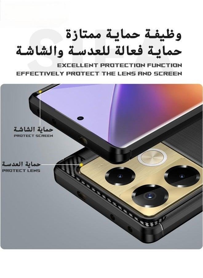 In Air - Slim Case Cover for Infinix Note 40 Pro/40 Pro+ 5G, Black - Image 1