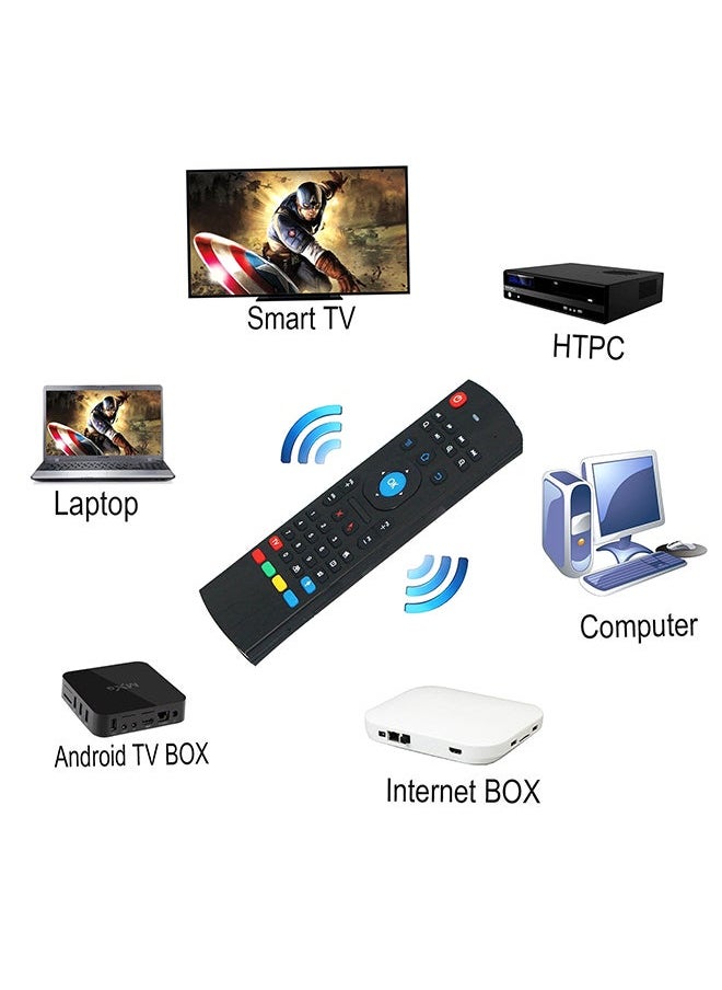 2.4Ghz Remote Control For PC Smart TV Android Box Black