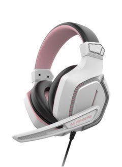 INK GAMERS GX200 Over Ear Gaming Headset With Mic for PS4/PS5/XBox/Switch/PC - White  - Image 1