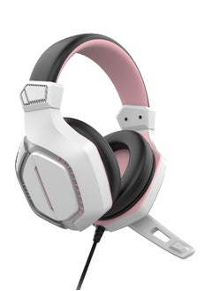 INK GAMERS GX200 Over Ear Gaming Headset With Mic for PS4/PS5/XBox/Switch/PC - White  - Image 3
