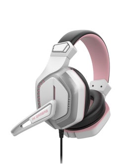 INK GAMERS GX200 Over Ear Gaming Headset With Mic for PS4/PS5/XBox/Switch/PC - White  - Image 4