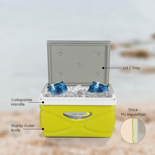 Pinnacle 4.5-11 Liter Insulated Cooler Lunch Box Set Portable Camping/Picnic Hard Cooler –Coolbox Keeps Cool for 48 hrs. with Ice Retention–Heavy Duty Cooler for Beach, Grill, Tailgating, Small -med - Image 4