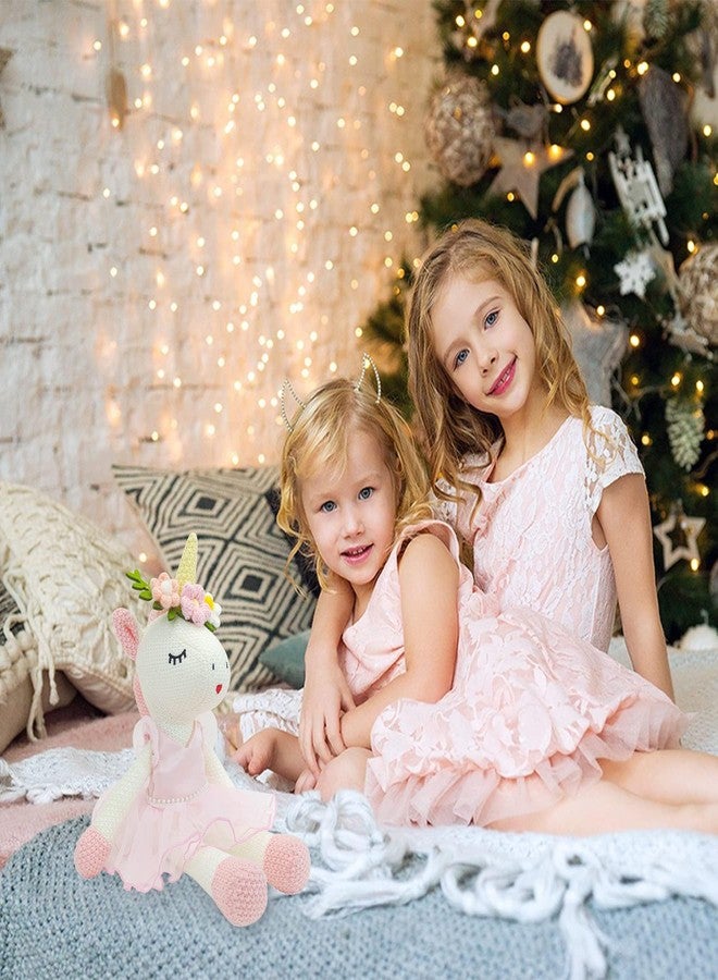 JUSTQUNSEEN Unicorn Stuffed Animals Plush Ballerina Baby Doll, Unicor n Toys for Girl, Stuffed Animals for Girls Girls Birthday Gift U nicorn Decorations for Girl Toys(Pink) - Image 5