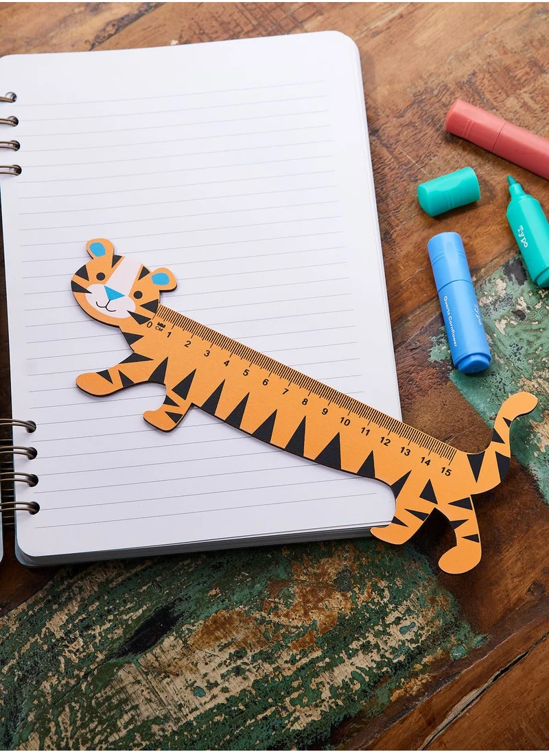 Rex London Wooden Tiger Ruler