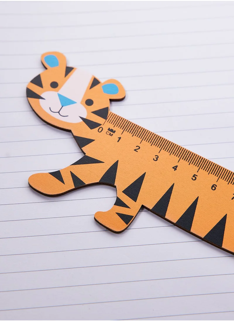 Rex London Wooden Tiger Ruler