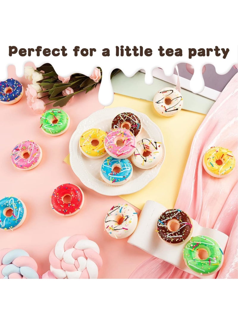 Zikra Donut Wall Display Stand, Heavy Duty Structure Reusable Clear Acrylic Donut Holder Board with 9 Pillars for Wedding Birthday Treat Holiday Gathering Party - Image 3