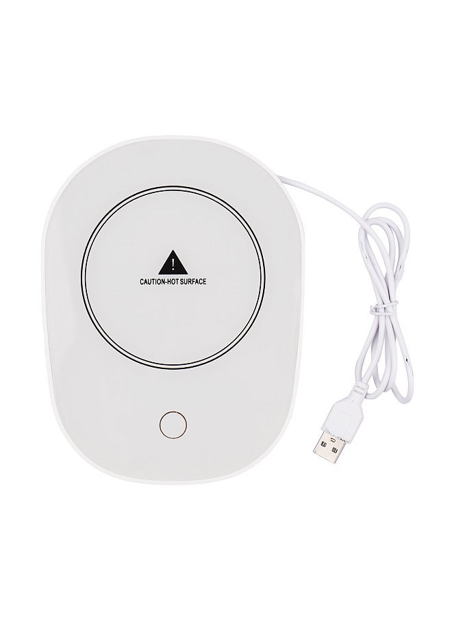 Aoresac USB Cup Warmer with Gravity Sensor Switch Winter 55°C Constant Temperature Coffee Mug Warmer Desktop Electric Mug Warmer for Coffee Milk Tea Water Office Home Use Auto Shut Off  - Image 1
