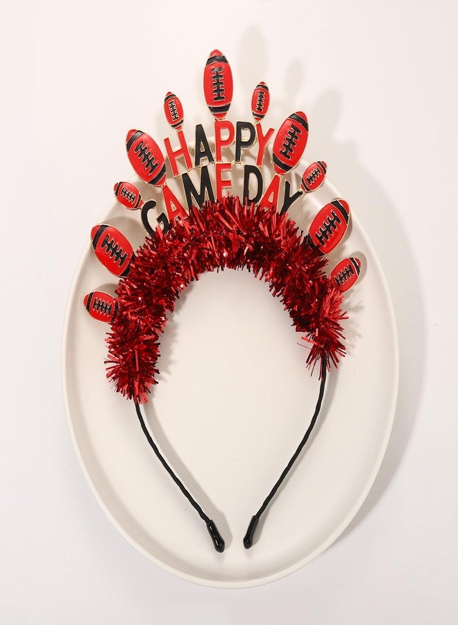 مولوك طوق رأس مولوخ لكرة القدم للنساء، طوق رأس لامع مزين بالترتر، إكسسوارات للأمهات، ملابس يوم المباراة، هدايا حفلات رياضية - Image 5