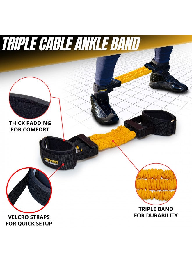 Gyro Fitness GYRO FITNESS | Shadow Boxer Pro | Boxing Resistance Bands Set for Shadow Boxing, Comes with Ankle Cuffs | Ideal Addition to Your Home Boxing Equipment - Image 3