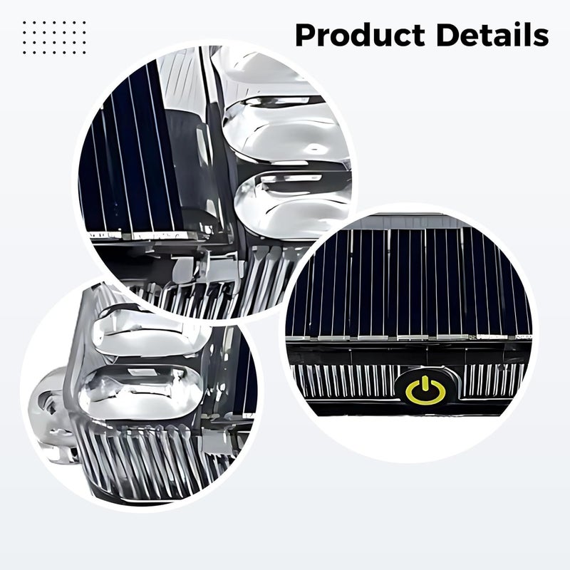 Easy Install, 2 Pcs Solar-Powered Warning Lights For Vehicles, Wireless Led Anti-Collision Taillights, Vibration Activated, Waterproof, Multi-Color - Image 5