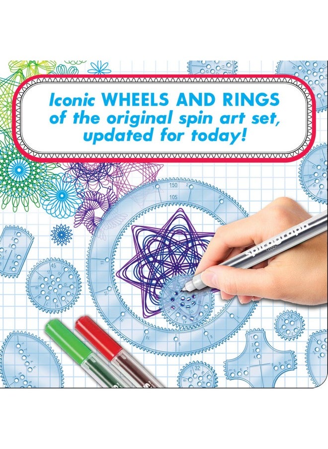 Spirograph Spirograph - Deluxe Set - Spiral Art Drawing Kit - The Classic Way to Make Countless Amazing Designs - For Kids Ages 8+  - Image 4