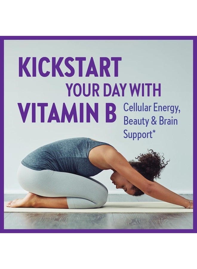 New Chapter Vitamin B Complex, Fermented Vitamin B Complex, USDA Organic, ONE Daily for Cellular Energy + Brain + Beauty, 100% Vegan, Gluten-Free - 60 Count - Image 2