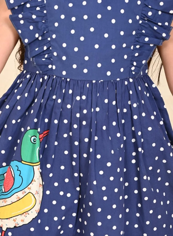 ليل بيكس فستان منقط