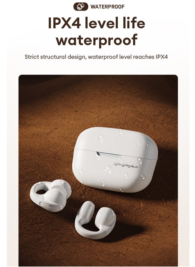 Miniso Miniso MCT12 Wireless Bluetooth Headphones-White  - Image 3