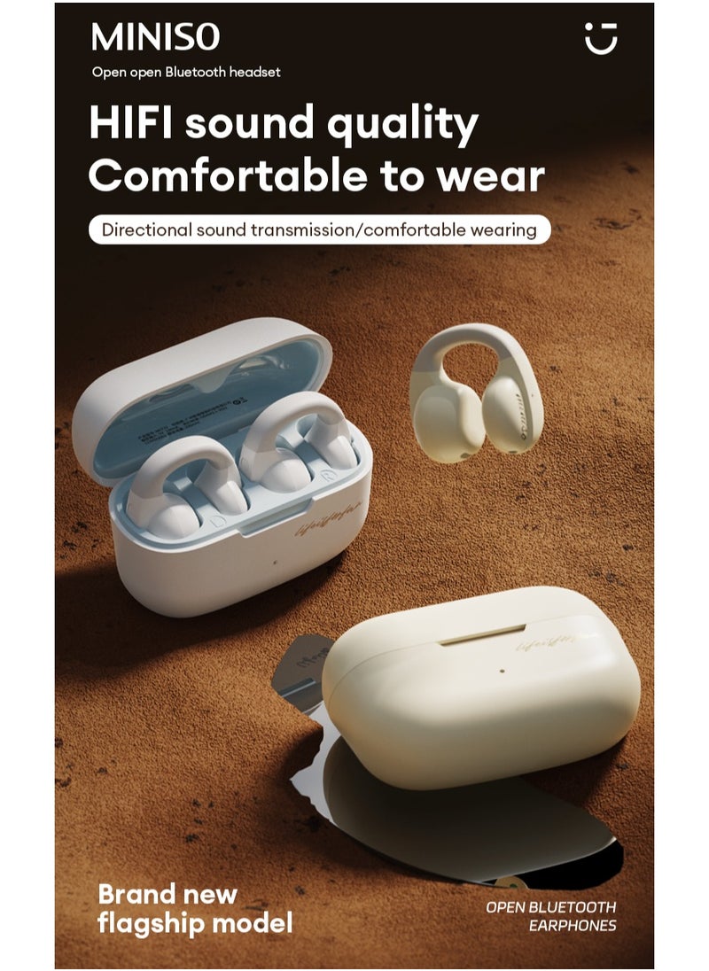 Miniso Miniso MCT12 Wireless Bluetooth Headphones-White  - Image 2