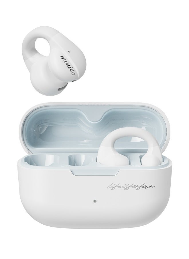 Miniso Miniso MCT12 Wireless Bluetooth Headphones-White  - Image 1