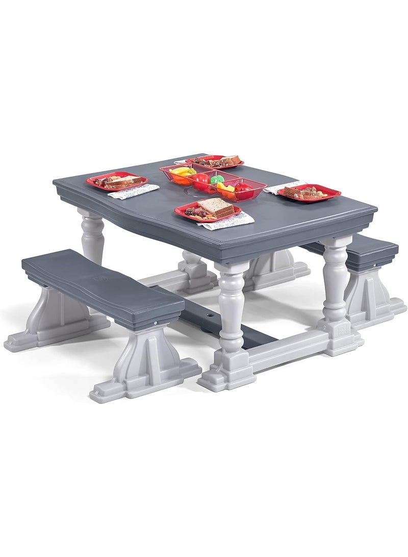 ستيب2 طاولة أنشطة فنية للأطفال مع مقاعد مدمجة. - Image 1