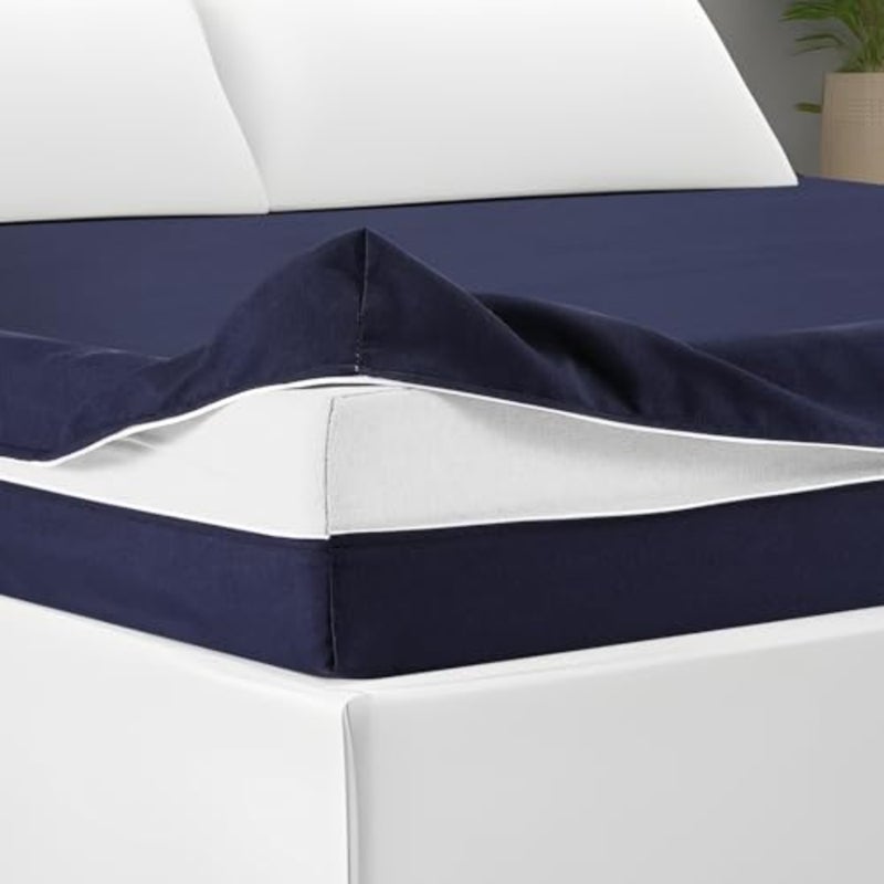 Zippered Mattress Fitted Protector Deep Mattress Encasement Soft Zipper Fitted Sheet Microfiber Bed Sheet Cover for Bed,King - Image 1
