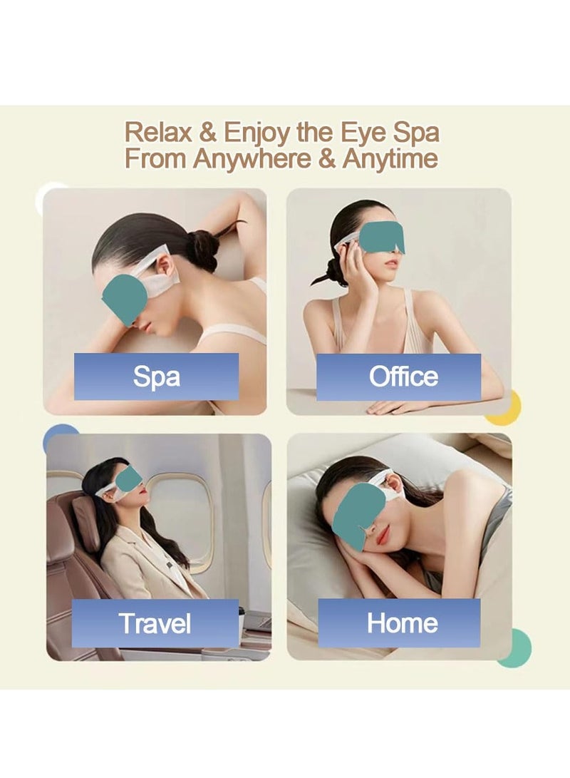 Steam Eye Mask,10 Packs Heated Eye Mask Warm Compress for Eyes Disposable Heated Sleep Eye Mask for Dry Eyes Dark Circles Relax Comfortable Self Heating Warm Eye Mask for Travel Home Office - Image 4