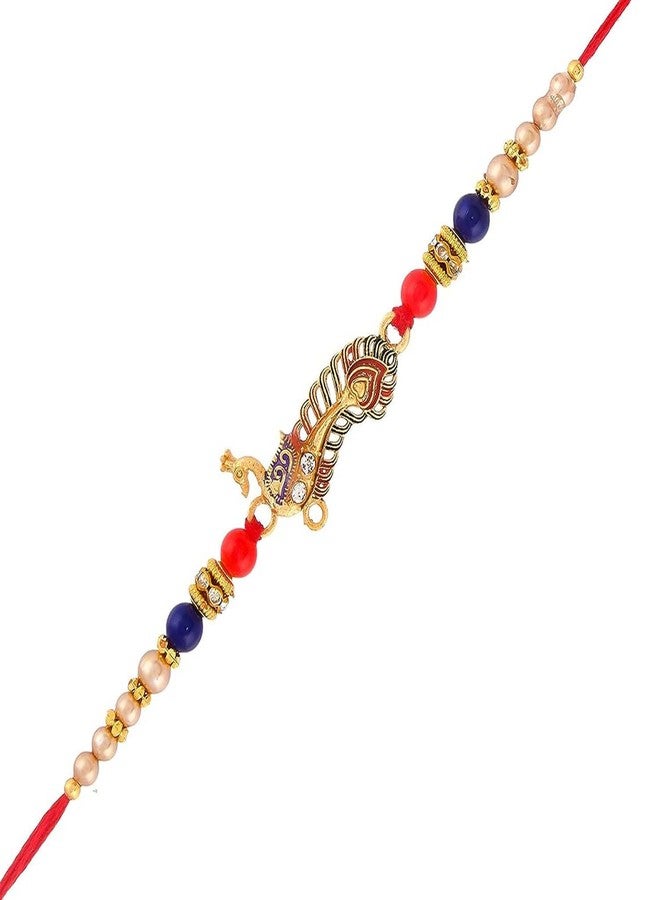 RA-Rock Multicolor Peocock Dora Rakhi Set For Brother And Sister (ARR211026)