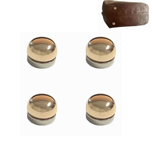SPANSEE 4PCS Magnetic Feet for Handbags, Bottom Feet for Purses, Magnetic Feet for Purse Bottom, Purse Feet for Handbags, Handbag Heels (Gold) - Image 1