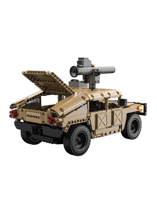 CaDA CaDA Remote Control Car Toy Building Blocks Humvee Off-roader(Dual Control) C51202W  - Image 2