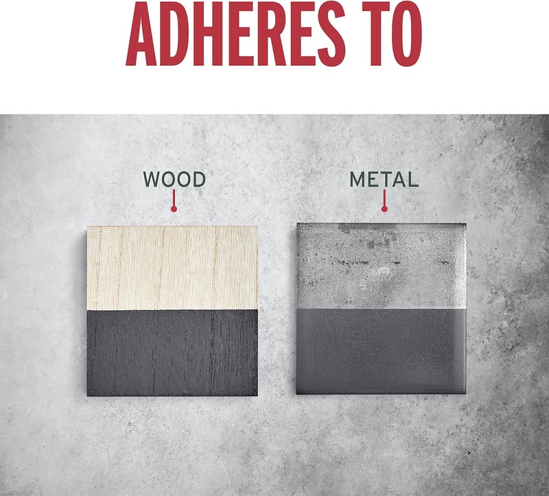 RUST-OLEUM 7784502 Stops Rust Brush On Paint, Quart, Gloss Charcoal Gray, (Pack of 1) - Image 5