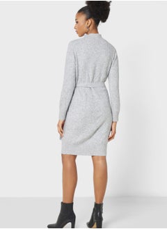 Wallis Belted Detail Dress  - Image 2