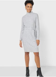 Wallis Belted Detail Dress  - Image 4