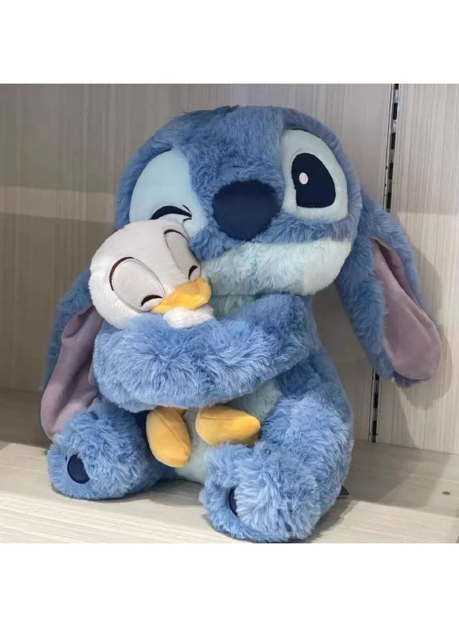 Cute Cuddle Stitch Donald Duck Plush Toy Doll Stitch Doll Gift Valentine's Day Birthday Gift-High:Holding Duck Stitch-45cm  - Image 1